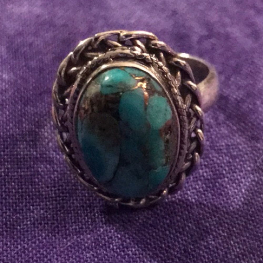 Natural copper and turquoise